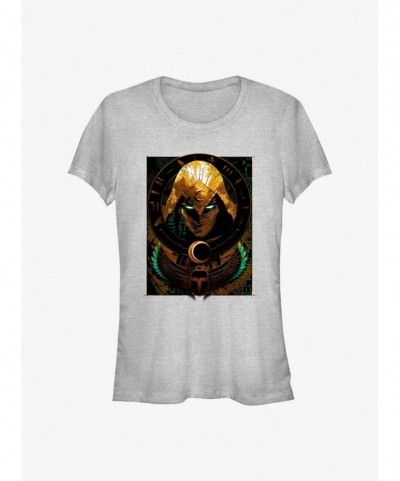 Festival Price Marvel Moon Knight Scarab Moon Girls T-Shirt $8.57 T-Shirts