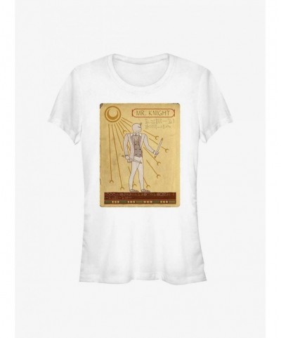 New Arrival Marvel Moon Knight Ancient Mr. Knight Card Girls T-Shirt $9.16 T-Shirts