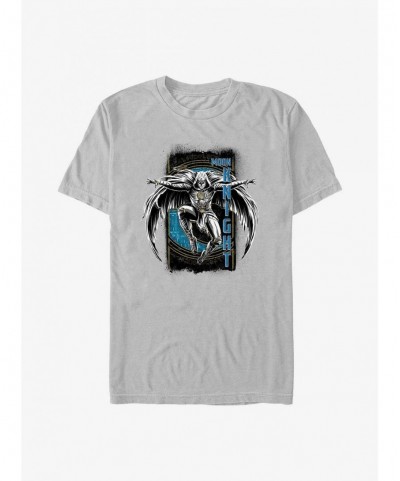 Hot Selling Marvel Moon Knight Grunge Badge T-Shirt $7.27 T-Shirts