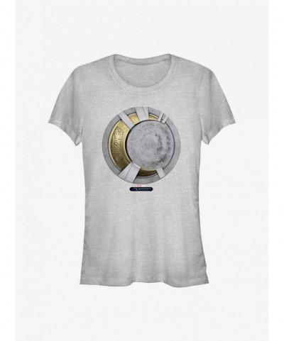 Exclusive Marvel Moon Knight Moon Gold Icon Girls T-Shirt $6.18 T-Shirts