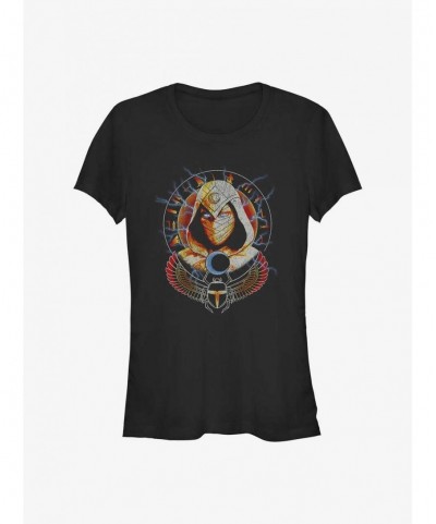 Absolute Discount Marvel Moon Knight Scarab Moon Girls T-Shirt $6.18 T-Shirts