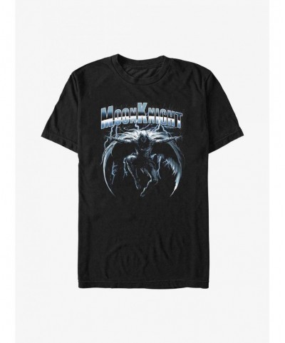 Hot Selling Marvel Moon Knight Dark Rain T-Shirt $8.41 T-Shirts