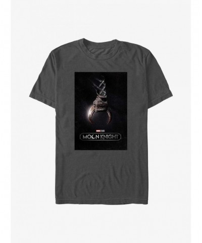 Festival Price Marvel Moon Knight Crescent Dart Poster T-Shirt $8.22 T-Shirts