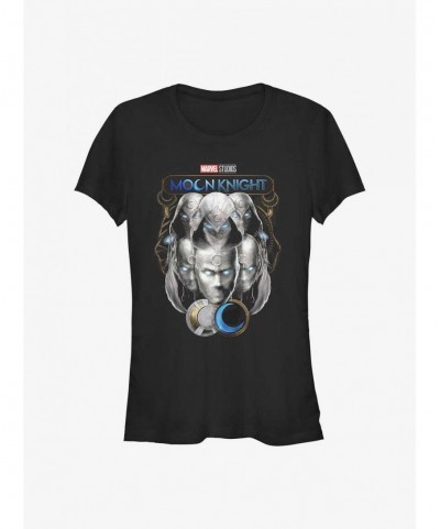 Hot Selling Marvel Moon Knight Voices Girls T-Shirt $7.57 T-Shirts