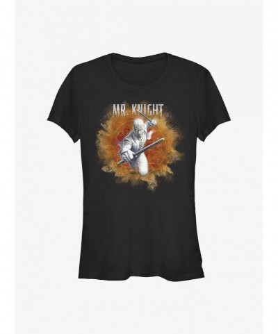 Big Sale Marvel Moon Knight Mr. Knight Girls T-Shirt $8.37 T-Shirts