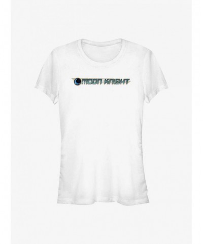 Unique Marvel Moon Knight Logo Girls T-Shirt $7.17 T-Shirts