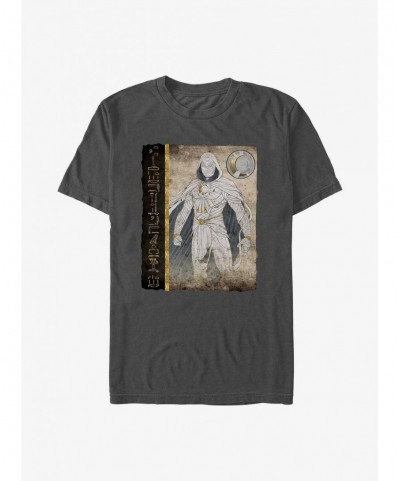 Discount Sale Marvel Moon Knight Scroll Fragment T-Shirt $6.12 T-Shirts