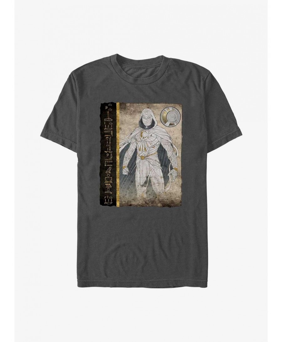 Discount Sale Marvel Moon Knight Scroll Fragment T-Shirt $6.12 T-Shirts