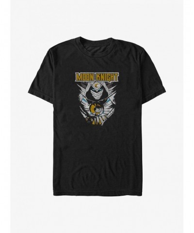 Big Sale Marvel Moon Knight Distressed Hero Big & Tall T-Shirt $11.72 T-Shirts