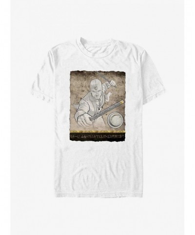 Big Sale Marvel Moon Knight Mr. Knight Scroll Fragment T-Shirt $7.84 T-Shirts