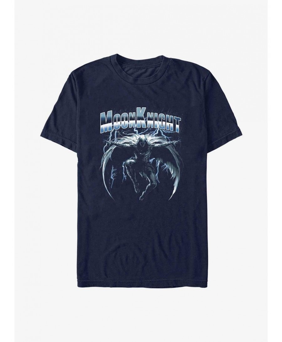 Big Sale Marvel Moon Knight Dark Rain T-Shirt $7.84 T-Shirts