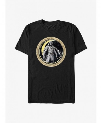 Absolute Discount Marvel Moon Knight Circle Badge T-Shirt $6.31 T-Shirts