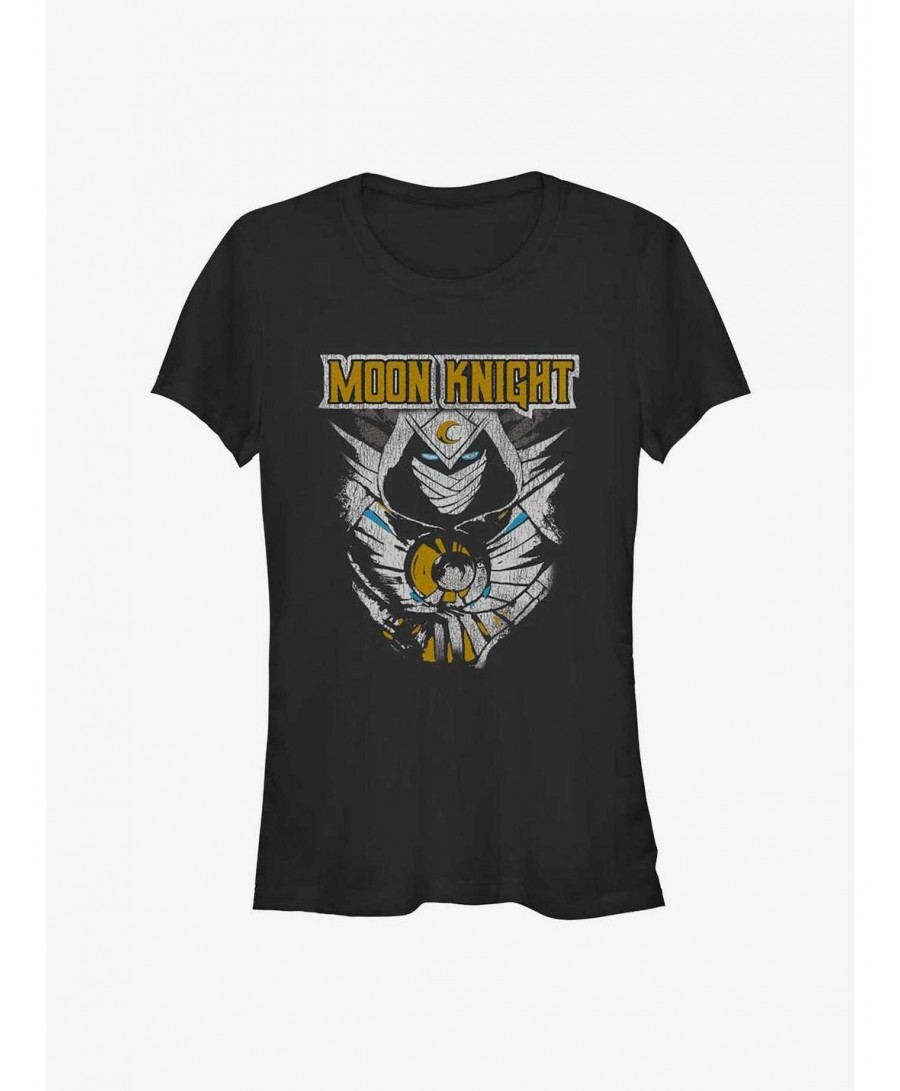 Seasonal Sale Marvel Moon Knight Moon Girls T-Shirt $9.56 T-Shirts