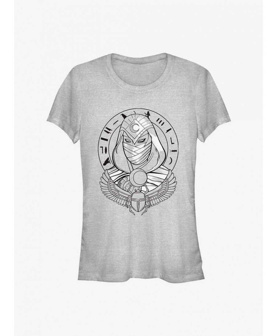 Trendy Marvel Moon Knight Scarab Girls T-Shirt $6.57 T-Shirts