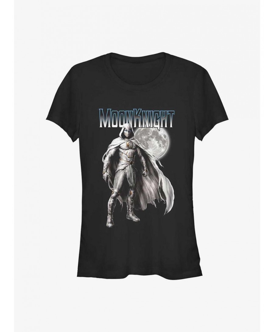 Hot Sale Marvel Moon Knight Moon Girls T-Shirt $7.57 T-Shirts