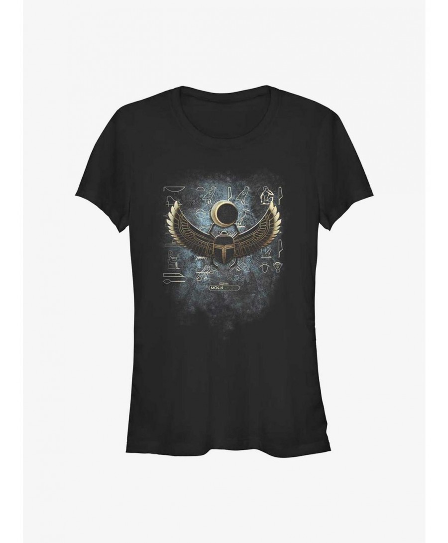 Hot Sale Marvel Moon Knight Ancient Relic Girls T-Shirt $6.97 T-Shirts