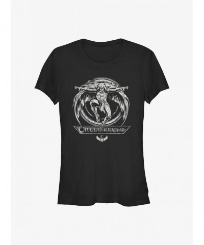 Bestselling Marvel Moon Knight Moon Man Girls T-Shirt $7.57 T-Shirts