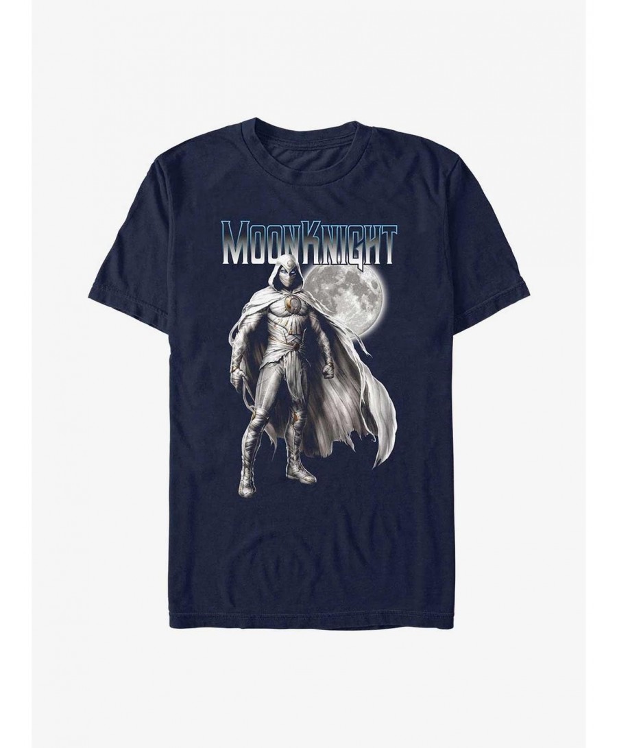 Flash Sale Marvel Moon Knight Moon T-Shirt $9.56 T-Shirts