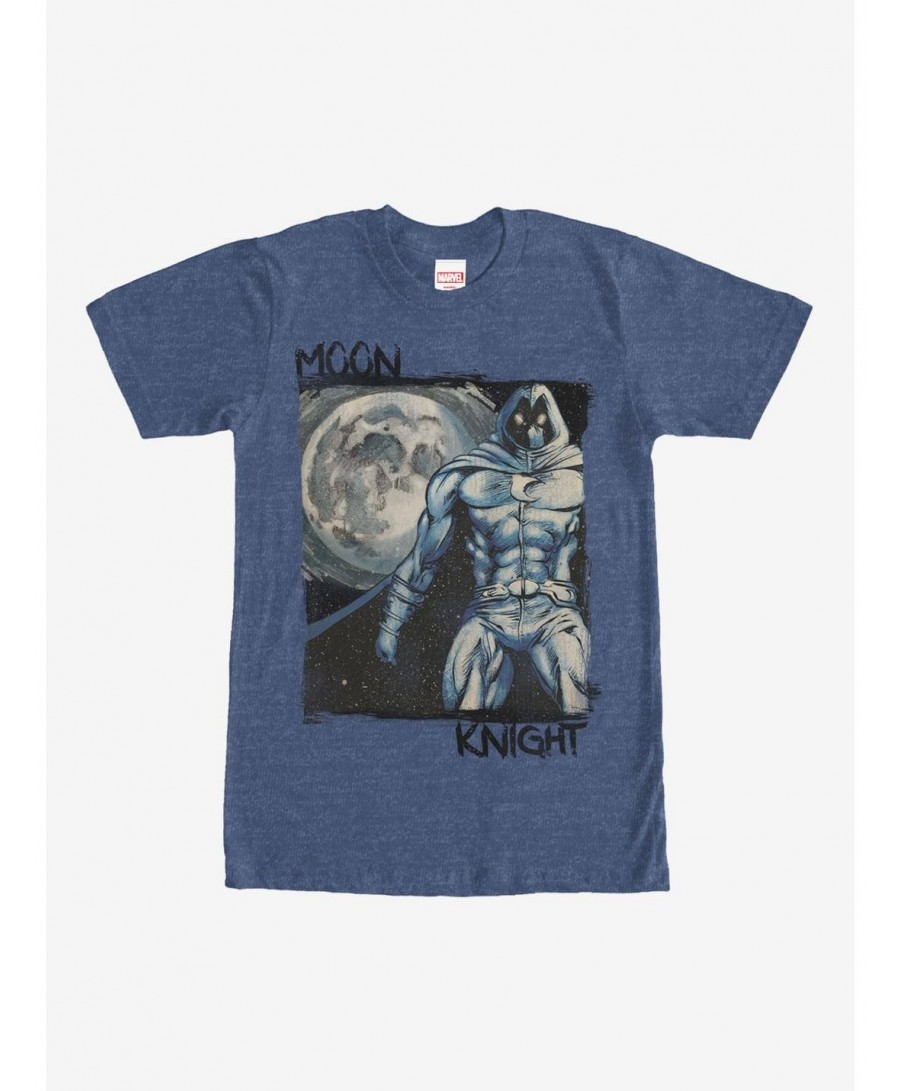 Cheap Sale Marvel Moon Knight Star Night T-Shirt $6.12 T-Shirts