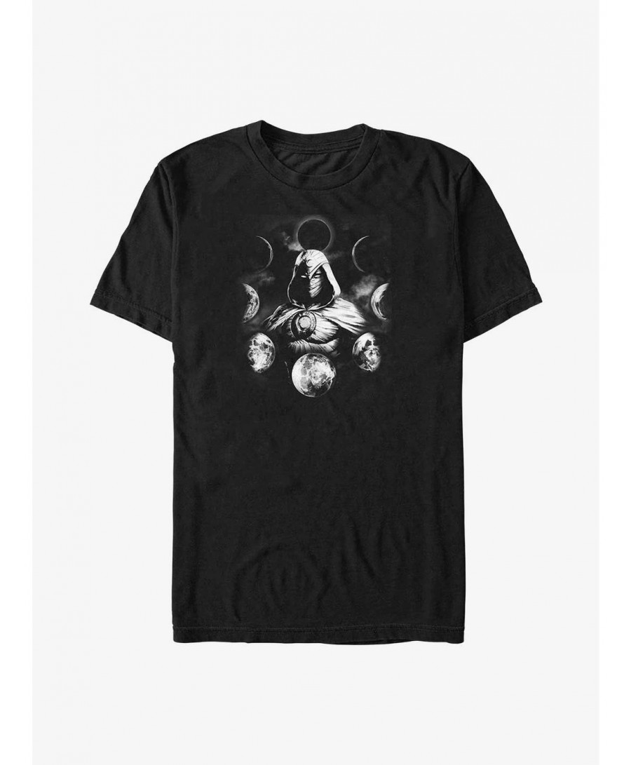 Low Price Marvel Moon Knight Grunge Moon Phase Big & Tall T-Shirt $11.00 T-Shirts