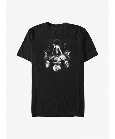 Low Price Marvel Moon Knight Grunge Moon Phase Big & Tall T-Shirt $11.00 T-Shirts