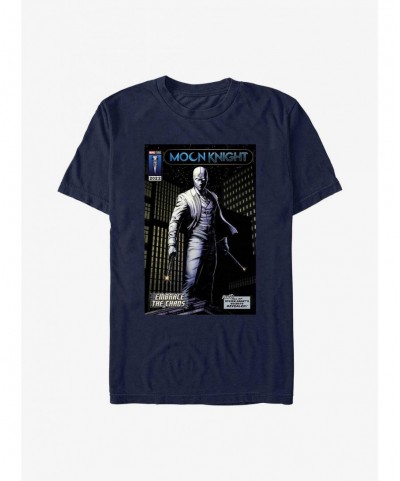 Cheap Sale Marvel Moon Knight Comic Cover T-Shirt $8.22 T-Shirts