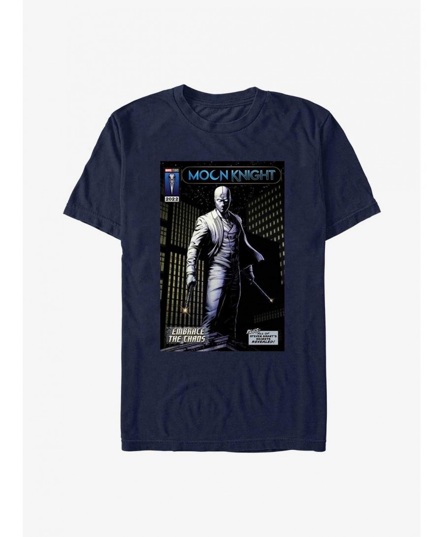 Cheap Sale Marvel Moon Knight Comic Cover T-Shirt $8.22 T-Shirts