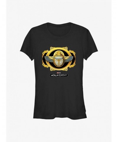 Pre-sale Discount Marvel Moon Knight Scarab Girls T-Shirt $9.56 T-Shirts