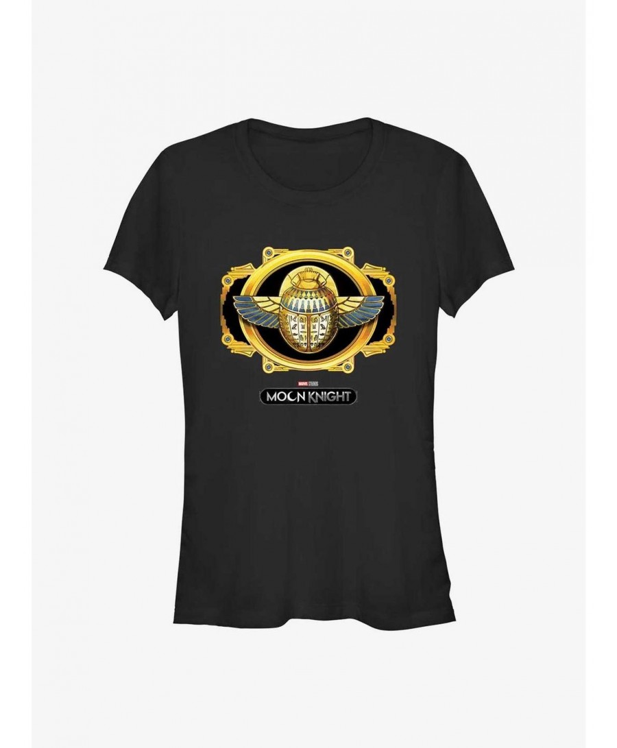 Pre-sale Discount Marvel Moon Knight Scarab Girls T-Shirt $9.56 T-Shirts