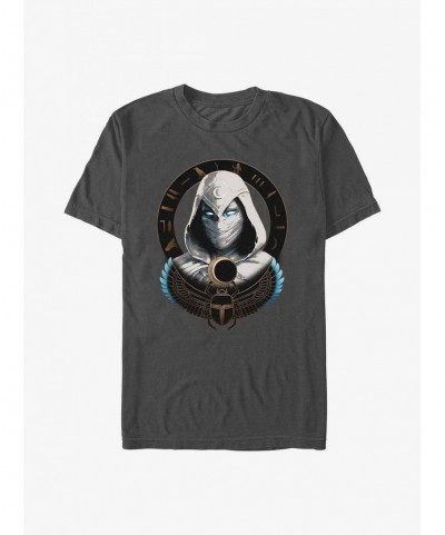 Huge Discount Marvel Moon Knight Mask Badge T-Shirt $7.65 T-Shirts