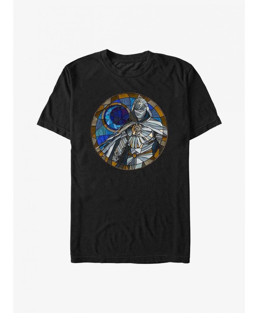 Absolute Discount Marvel Moon Knight Moon Glass T-Shirt $7.27 T-Shirts