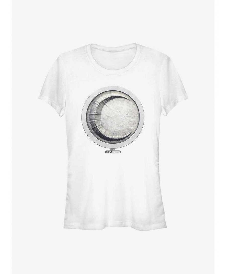 Limited-time Offer Marvel Moon Knight Moon Silver Icon Girls T-Shirt $6.97 T-Shirts