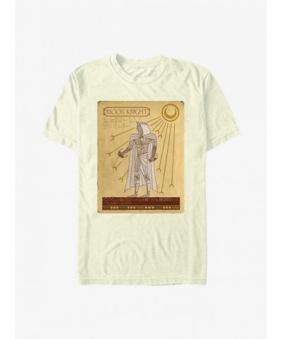 Seasonal Sale Marvel Moon Knight Ancient Card T-Shirt $8.60 T-Shirts