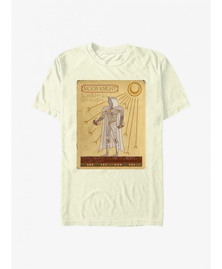 Seasonal Sale Marvel Moon Knight Ancient Card T-Shirt $8.60 T-Shirts