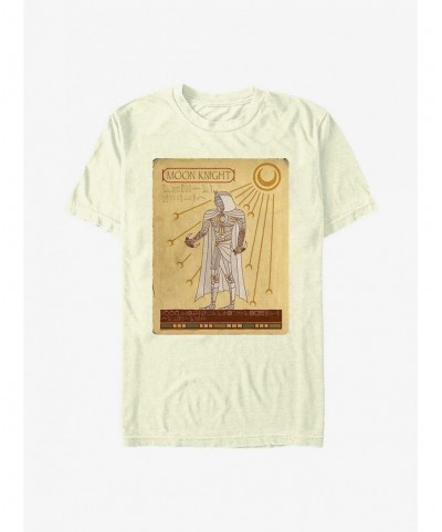 Seasonal Sale Marvel Moon Knight Ancient Card T-Shirt $8.60 T-Shirts