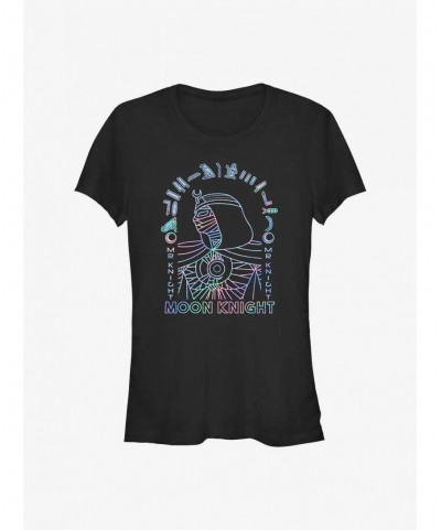 Crazy Deals Marvel Moon Knight Holographic Girls T-Shirt $6.97 T-Shirts