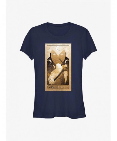 Best Deal Marvel Moon Knight Gold Glyphs Poster Girls T-Shirt $6.18 T-Shirts