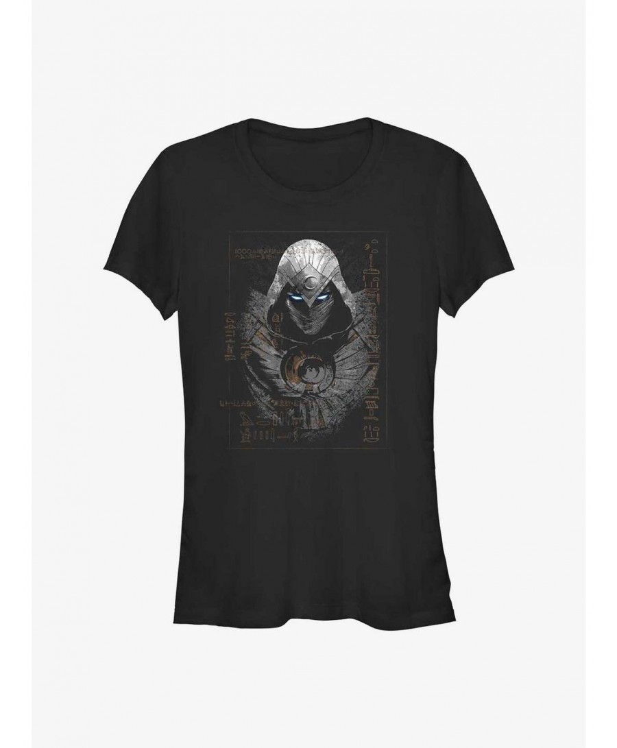 Pre-sale Marvel Moon Knight Ancient Glyphs Girls T-Shirt $6.97 T-Shirts