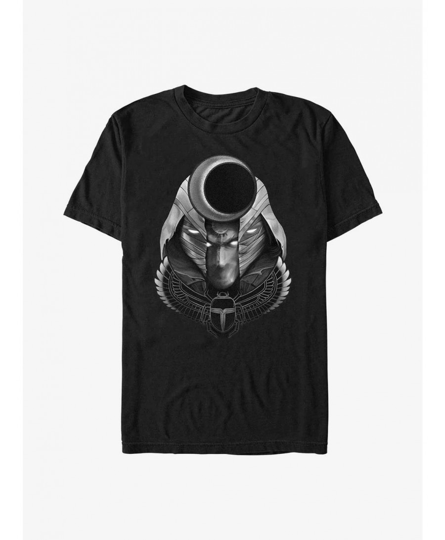 Hot Sale Marvel Moon Knight Scarab Moon T-Shirt $6.31 T-Shirts