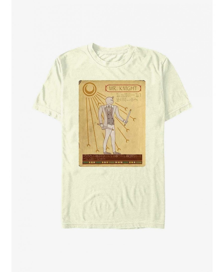 High Quality Marvel Moon Knight Ancient Mr. Knight Card T-Shirt $7.27 T-Shirts