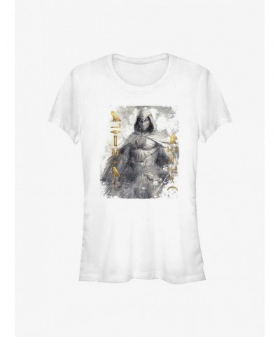 Sale Item Marvel Moon Knight Glyphs Girls T-Shirt $9.36 T-Shirts