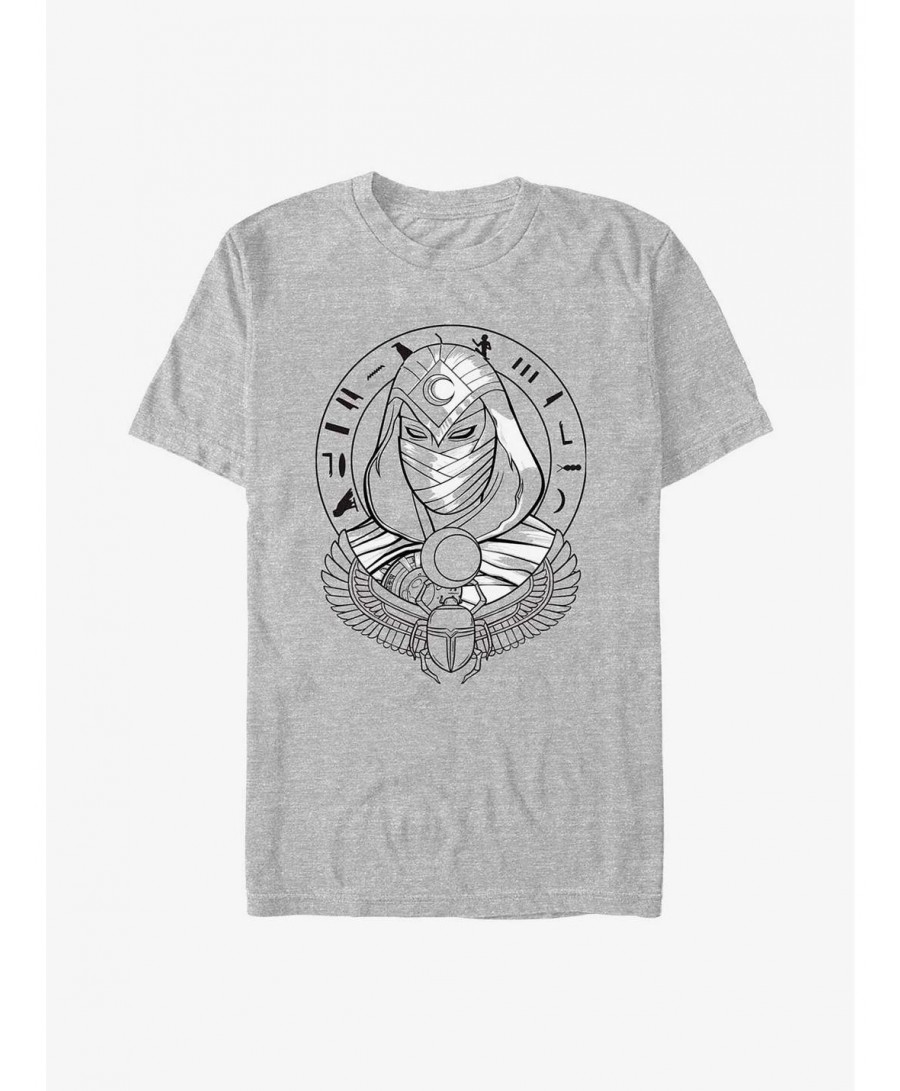 Flash Deal Marvel Moon Knight Scarab T-Shirt $7.27 T-Shirts