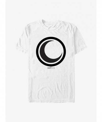 Festival Price Marvel Moon Knight Crescent Icon T-Shirt $8.99 T-Shirts