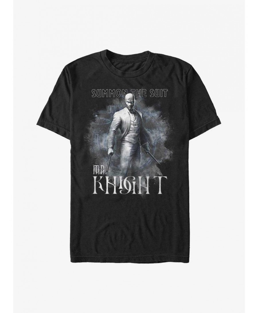 Exclusive Price Marvel Moon Knight Suit Summon T-Shirt $7.27 T-Shirts