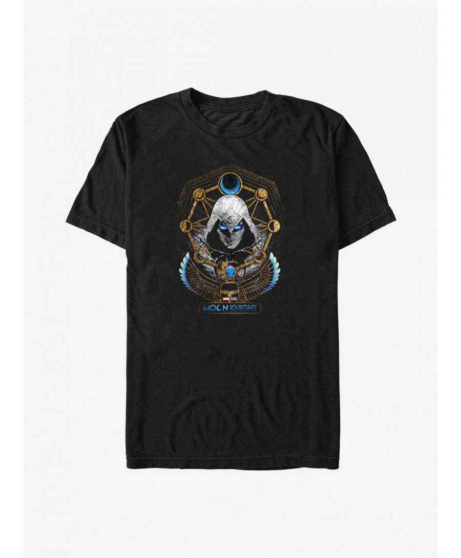 Exclusive Price Marvel Moon Knight Moon Phase Scarab Big & Tall T-Shirt $7.42 T-Shirts