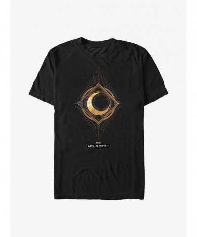 Trendy Marvel Moon Knight Moon Glyphs T-Shirt $7.65 T-Shirts